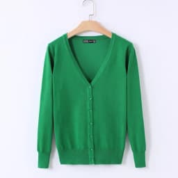 20 Solid Color Women's Knitted Cardigan Coat Autumn Winter 2026 Casual V-Neck Long Sleeve Sweater Female Large Size 3XL 4XL