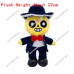 10cm-25cm Cartoon Cosplay Brawler Spike Plush Toy Cotton Pillow Dolls Cute Game Character Game Peripherals