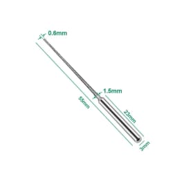 3MM Shank Grinding Rods Mini Drill Diamond Grinding Head Bur Needle Engraving Carving Polishing Glass Jade Stone Drill Bit