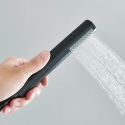 Brushed Golden Hand Held Shower Head Black Handshower Head Plastic Head Faucet Accessory Single Function
