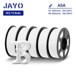 JAYO ASA / ABS Filament 1.75mm 1KG/Roll Low Temteratue Easy ABS 3D Printer Filament High Toughness 3D Printer Filament