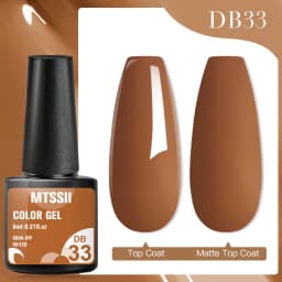 Mtssii Reflective Glitter Gel Pink Sparkling Sequins Gel Nail Polish Soak Off UV Nail Gel Semi-permanent Nail Art Decoration