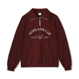 American Style Retro Collar Sweatshirt Jacket Women's New Early Autumn Oversize Small Size Long Sleeve Top