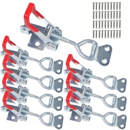 Heavy Duty Adjustable Toolbox Case Metal Toggle Latch Catch Clasp Quick Release Anti-Slip Clamp Hasps for Tools Storage