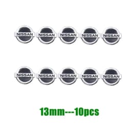 13/14mm Car Key Badge Emblem Replacement Car Key Stickers Fit For Nissan Magnite Qashqai Ariya X-Trail/Rogue Kicks Versa Sentra