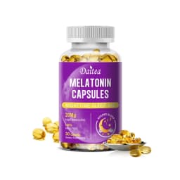 Melatonin 20mg Anti Stress Tools Sleeping Capsules Melatonin to Sleep Stay Asleep Longer For Adult Beauty Health