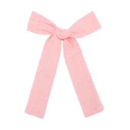 Long Tail Linen Hair Bow Clips for Little Girl Kids Mom Women Ponytail Knot Bows Alligator Clip Hair Accessories