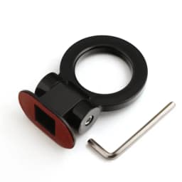 2 Car Style Trailer Hooks Designs,Decorative Car Sticker,Front Rear Trailer,Racing Ring Simulation,Vehicle Trailer Hook