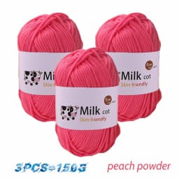 150g milk yarn handmade medium coarse DIY weaving yarn ball for knitting sweaters, hats, scarves and other clothing