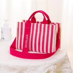 New Sle Casual Canvas Tote Bag Waterproof Commuter Crossbody Bag Faionable Striped Large Capaci Handbag for Youth