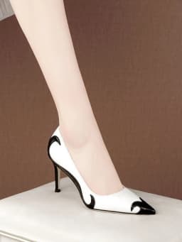 Summer New Pointed Toe Stiletto Sandals High Heel Women's Shoes Banquet Party Women's Shoes Fashion Wedding Shoes 6.5-9cm Pumps