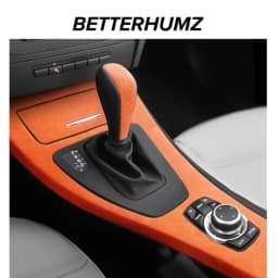 Betterhumz For BMW 3 Series E90 E92 E93 Car Interior Trim Made of Alcantara Center Console Gear Shift Panel Cover Accessories