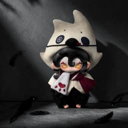 Genuine Moonin Covered Night Series Blind Box Cute Plush Pendant Desktop Figurine Doll Bag Charm Mystery Box Trendy Toys Gifts