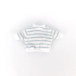 Ob11 Doll Clothes Solid Color Striped Hoodie T-Shirt With Long Sleeves Accessories For Bjd,Gsc,Obitsu11, Molly, Ymy, P9, GsC