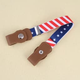 Press Buckle Style Kids Elastic Lazy Belt Versatile Jeans Belt Elastic Stretch Belt for Teen Kids Girls Adjustable Length