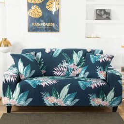 string printed sofa chair slipcovers armchair decoration elastic spandex for living room sofa cover stretch floral printed