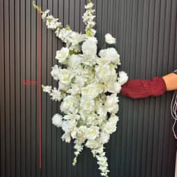 Luxury Pink Color Flower Runner Artificial Flowers Wedding Decoraion Hang Flower Row Arch Decor Floral Backdrop Arrangement