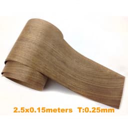 0.2-0.25mm Natural Thin Wood Veneer Roll White Oak Black Walnut Ebony Furniture Decorative Surface Board Panel Veener