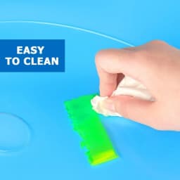 2 Pack 11.8 x 7.9 Inch Acrylic Clear Paint Palette with Thumb Hole Easy Clean Non-Stick for Oil Watercolor Art Painting Palette