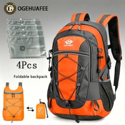 OGEHUAFEE Multi-functional Outdoor Hiking Backpack, Unisex Multi-purpose Bag, Lightweight Travel Hiking Luggage Storage Pack, Compatible with Stabilizing Trekking Poles