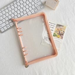 A5 A6 Zipper Binder Photo Card Collection Book Postcard Organizer Diary Notebook School Stationery