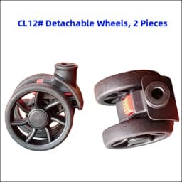 Universal Wheel Luggage Tool Box Wheel Bag Accessories Travel Suitcase Foot Wheel Luggage Carryon Spinner Wheel Removal
