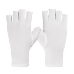 1 Pair Women Casual Lightweight Thin Breathable Half-Finger Gloves for Summer Use Elastic Driving Gloves