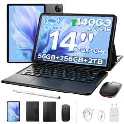 DOOGEE U14 2 in 1 Tablet PC 14 Inch 2.2K Incell Screen Gemini Ai 14000mAh Battery 56GB RAM(8+48) 256GB ROM 16MP Main Camera Widevine L1 Supports Tablet PC