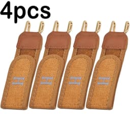 Four Men'S Belts, No-Buckle Belt with Hooks, Tactical Metal Hook Elastic Belt, an Adjustable Magic Tape No-Buckle Belt for Men
