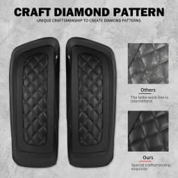 Motorcycle Hard Saddlebag Lid Cover Hard Side Bag Waterproof for Harley Road King Street Glide CVO Electra Glide FLHR 14-2024