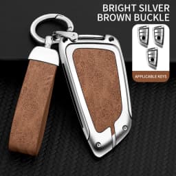 Zinc Alloy Car Key Case Cover for Bmw X1 X2 X3 X4 X5 X6 1 2 3 5 Series 2016 2017 2018 2019 2020 Key Holder Shell Accessories