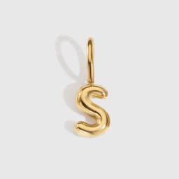 EMANCO Stainless Steel 3D Bubble Alphabet Charms Minimalist Style Letter Elements DIY Necklace Bracelet Jewelry Making