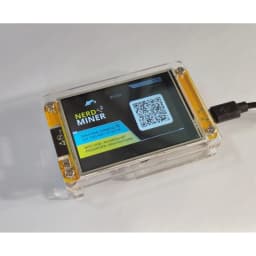 NerdMiner V2 Hashrate, Smart Display, Crypto Solo, Lottery, Nerd Miner, Bitcoin Miner ESP32-2432S028R, 49 K/S, 2.8 inch