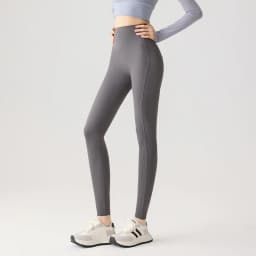 Women's Pockets Yoga Pants Cloud Touch Ice Silk Shark Leggings High Waist Tummy Control Butt Lifting Sports Leggings Running