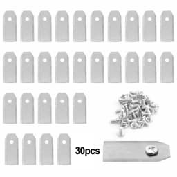Long Life Span And Weather Resistant These 43mm Replacement Blades And Screws Are Perfect For Robotic Lawn Mowers