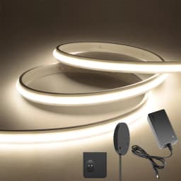 Latest 24V Solid COB Neon LED Strip Light With Wireless PIR Motion Sensor Switches Pure Silicone Gel Tube Waterproof High Bright