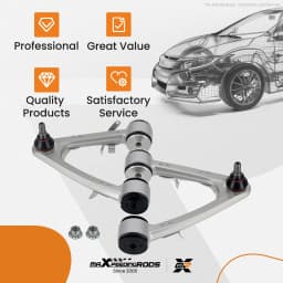 Set of 2 Front Upper Control Arms for Maserati Quattroporte GranTurismo 08-12 Brand New