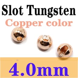 Jujufly 10pcs Big Size Slotted Fly Tying Tungsten Beads for 4#6#8#10# Jig Hook Weighting 4mm/4.8mm/5.5mm Tungsten Fly Head Beads