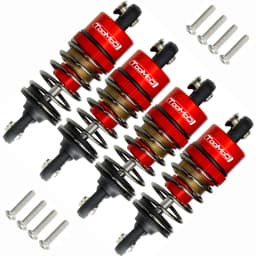 1/10 RC Oil Filled Shock Absorbers Kit for ARMMR HSP LosiTamiya TT02 TT01 WR-02 M05 M06 TA05 On Road Car Drift Car Upgrade Parts
