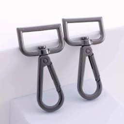5pcs Metal Swivel Snap Hooks Lobster Lanyard Clasp for Strap Push Gate DIY Crafts Keychains Jewelry Purse Bag Making