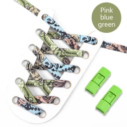 Elastic Laces Sneakers Cashew Flower Colorful Press Lock Shoelace Without Ties AF1/AJ Kid Adult 8MM Thick Sports No Tie Shoelace
