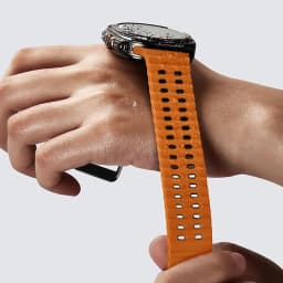 NEW Marine Silicone Strap for Samsung Watch Ultra 47mm Bracelet No Gaps Sport Two-Tone Band for Galaxy 8 Ultra Watchband Straps