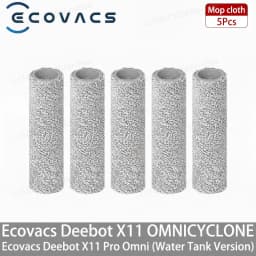 Ecovacs Deebot X11 OMNICYCLONE X11 Pro Omni (Water Tank Version) Main Side Brush Hepa Filter Rag Dust Bag Accessories