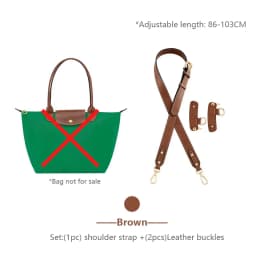 Bag Shoulder Strap For Longchamp M Leather Shoulder Bag Strap Durable Belt Slung Crossbody No Drilling Replacement Accessories