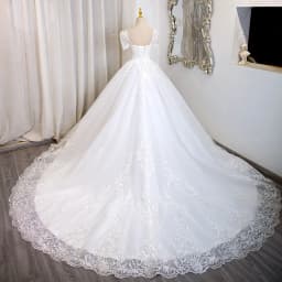 SL-6856 Suli Customized Romantic Sweetheart Bride Ball Gown Wedding Dress 2024 Lace Appliques Beading Short Sleeve Bridal Gown