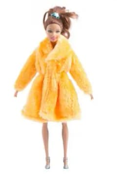 New 30cm 1/6 Grows Outfit Flannel coat Accessories Clothes for Barbies doll