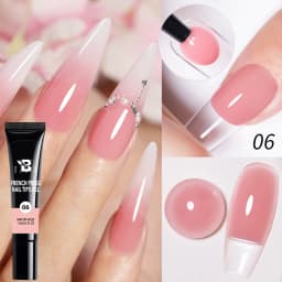 AWStorG Hema Free Poly Nail Gel 30ML Acrylic Gel Finger Extension Transparent Nail Art Extension Quick Building Soak Off UV