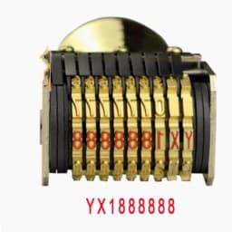 Brass Date Stamp Adjustable Letter Code Stamp Scrapbook Diary Handbook Stamp 5x37mm