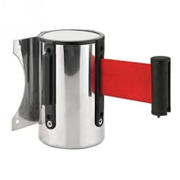 Retractable Barrier Strip Stainless Steel Housing Wall Mount Retractable Strip For Banks For Parks For Schools Queue Barrier