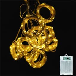 Christmas Lights LED Fairy String Curtain Lights Battery Powered 8 Mode Christmas Decor For Home Holiday New Year 2027 Lamp